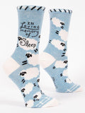 In Loving Memory Of Sleep W-Crew Socks BLUEQ