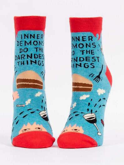 Inner Demons Do The Darndest Things Ankle Socks