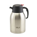Inscribed Vacuum Milk Jug  S/S 2Ltr