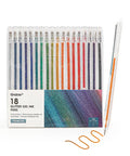Iridescent Glitter Gel Ink Pen Set of 18