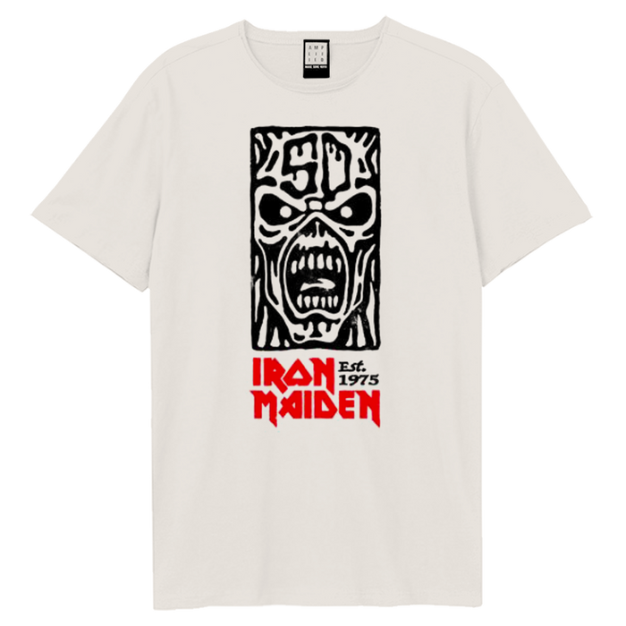 Iron Maiden T-shirt - 50th Black & Red Totem Pole Amplified