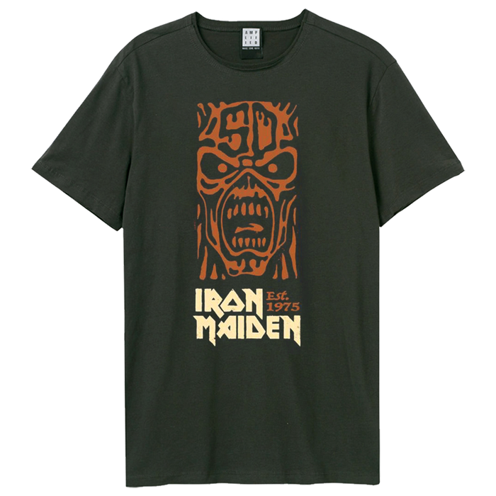 Iron Maiden T-shirt - 50th Orange Totem Pole Amplified