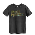 Iron Maiden Eddies Logo Amplified charcoal Men's T-shirt
