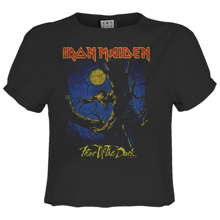 Iron Maiden T-shirt - Fear of the Dark Crop Top Amplified