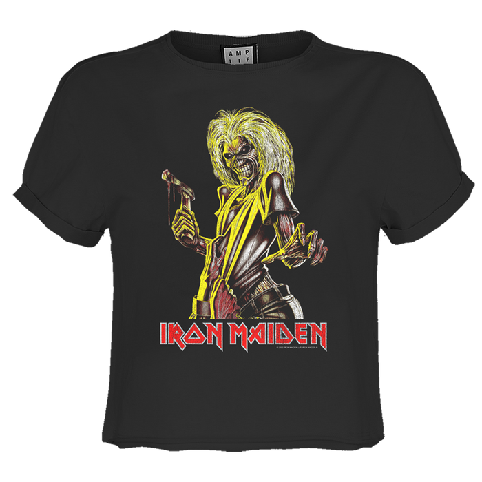 Iron Maiden T-shirt - KIllers Ladies Crop Top Amplified