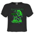 Iron Maiden T-shirt - Neon Beast Crop Top Amplified
