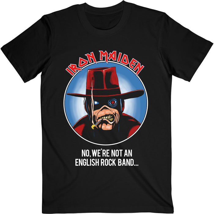 Iron Maiden T-shirt - Not an English Rock Band Rock Off