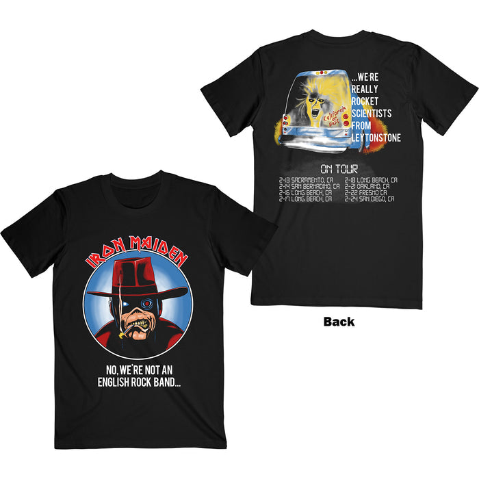Iron Maiden T-shirt - Not an English Rock Band Rock Off