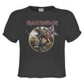 Iron Maiden T-shirt - Trooper Crop Top Amplified