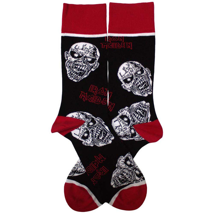 Iron Maiden Unisex Ankle Socks:  Eddie Skulls Rock Off