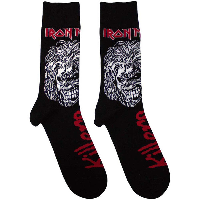 Iron Maiden Unisex Ankle Socks: Killers Rock Off