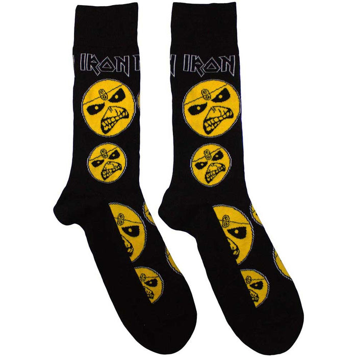 Iron Maiden Unisex Ankle Socks: Piece Of Mind Rock Off