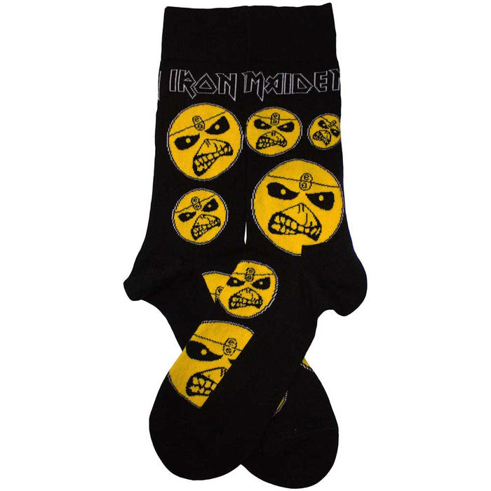 Iron Maiden Unisex Ankle Socks: Piece Of Mind Rock Off