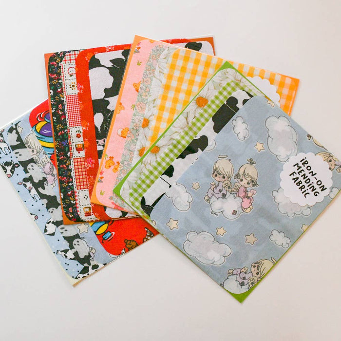 Iron-On Mending LARGE Patch Pack