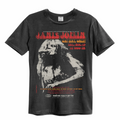 Janis Joplin Amplified Charcoal T-shirt