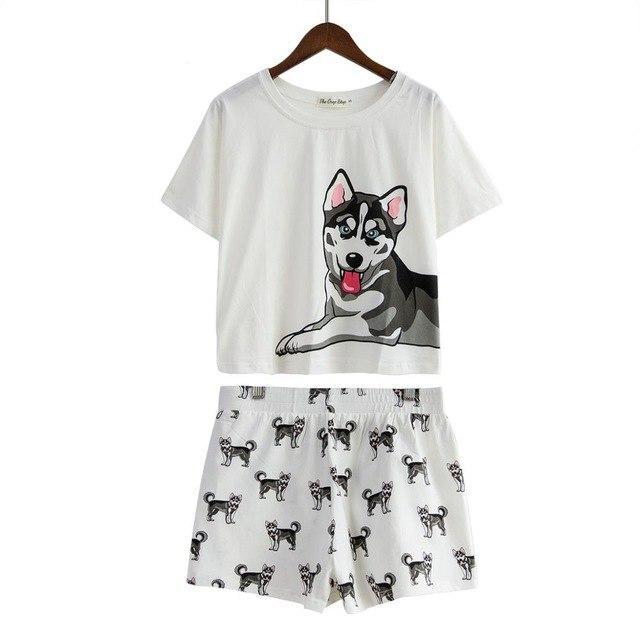 Jenny Husky Pajama Set