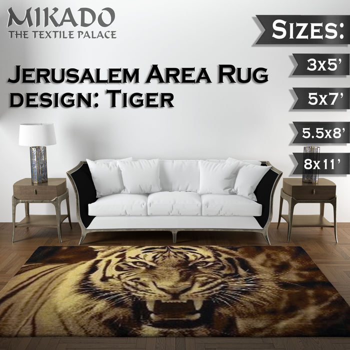 5' x 7' / Tiger