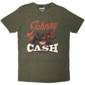 Johnny Cash Unisex Stone Wash T-Shirt: Desert Cowboy