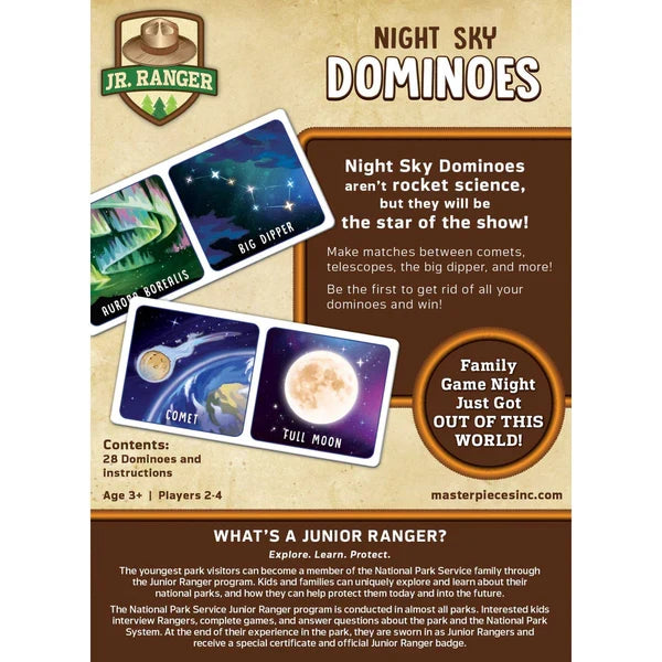 Jr. Ranger Night Sky Dominoes