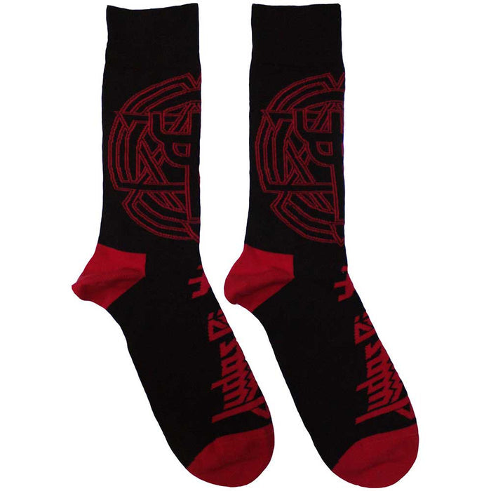 Judas Priest Unisex Ankle Socks: Trident Emblem Rock Off