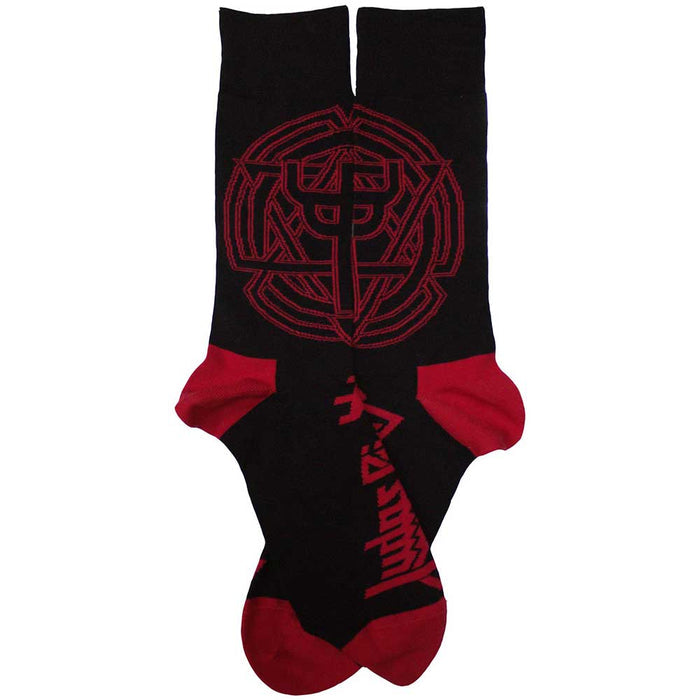 Judas Priest Unisex Ankle Socks: Trident Emblem Rock Off
