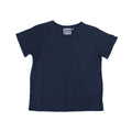 Jungmaven – Ojai Cropped Tee in Navy