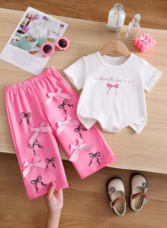 Just a Girl Bow Set