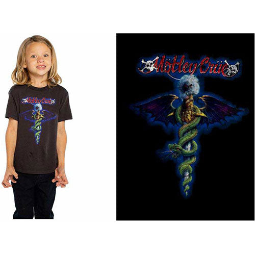 Kids Motley Crue T-shirt - Blue Dragon Rock Off