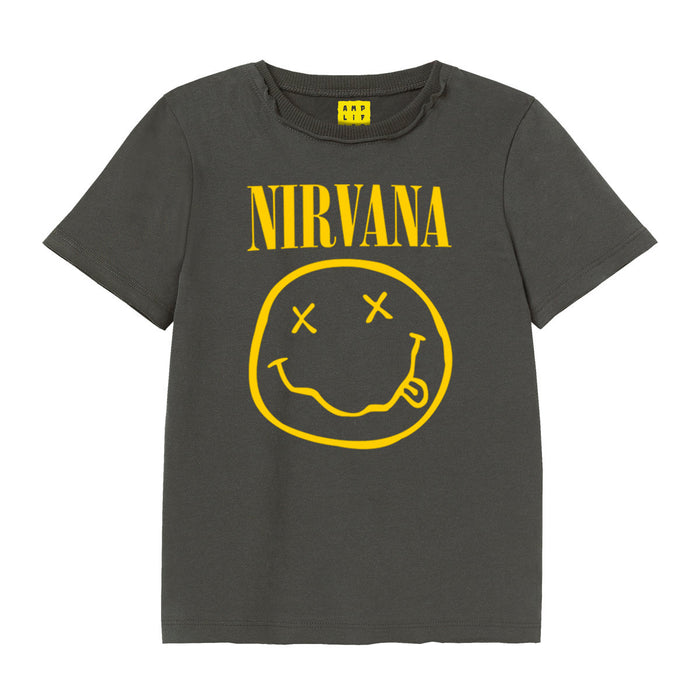 Kids Nirvana T-shirt - Smiley Face Amplified