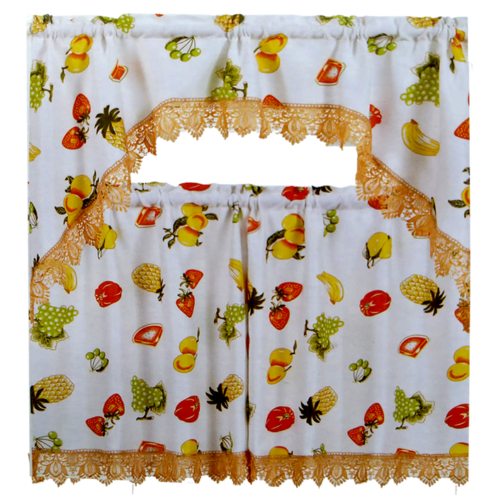 Kitchen Curtains | Orchard Harvest Collection