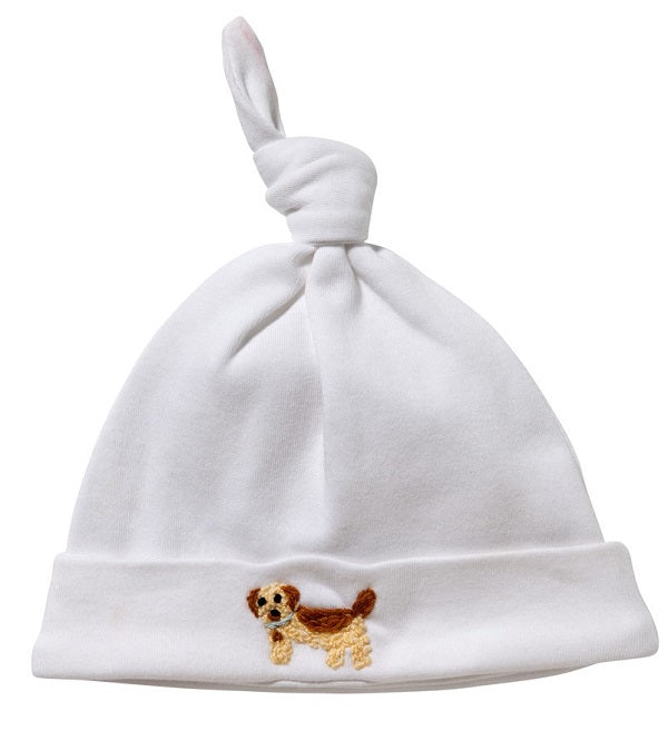 Knotted Hat, Puppy (Beige)