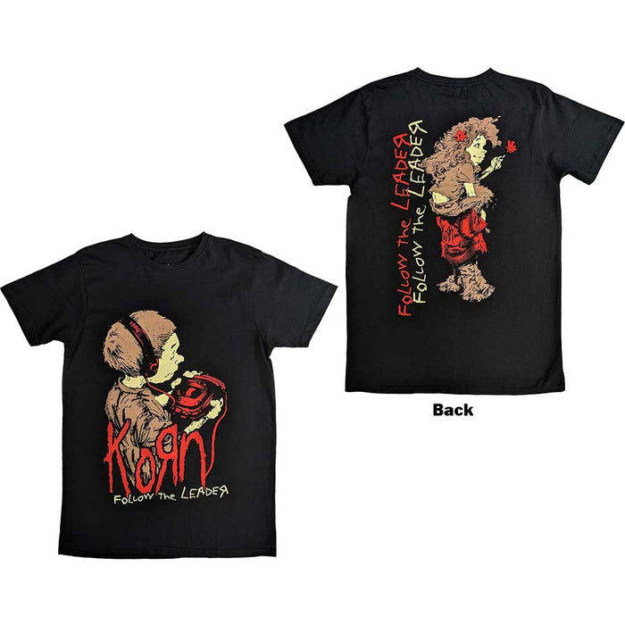 KORN Unisex T-shirt- Follow the Leader Rock Off