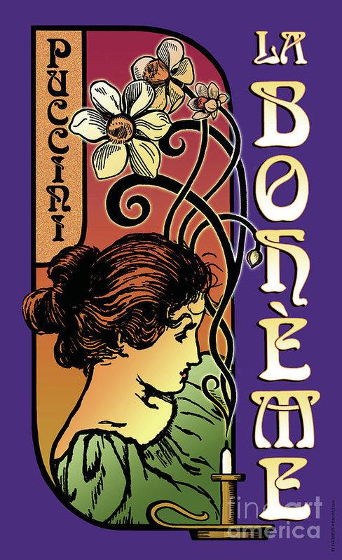 La Boheme Opera - Theater Art Print