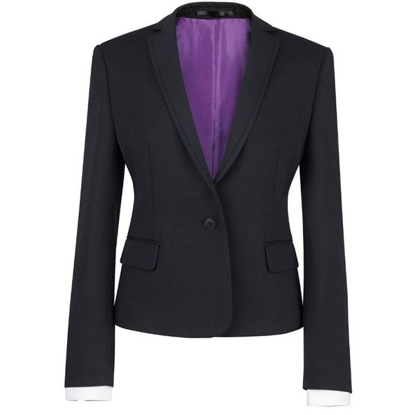 Lady's Suit Jacket Polyester Black