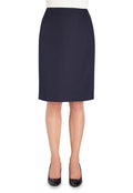 Lady's Suit Skirt Polyester Length 22" Navy