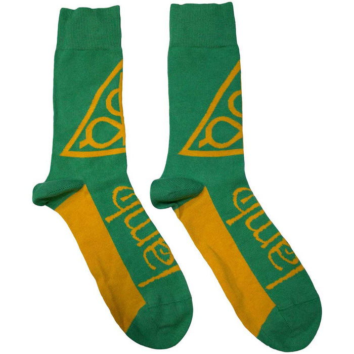 Lamb Of God Unisex Ankle Socks: Triangle Rock Off