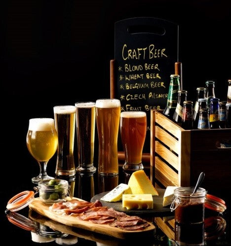 Large Table Chalk Board Dark Wood 21 x 45cm
