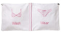 Laundry Bag, Linen / Cotton, Embroidery and Monogramming (Pink)