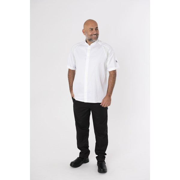 Le Chef De128b Jacket White With White Staycool System Panels