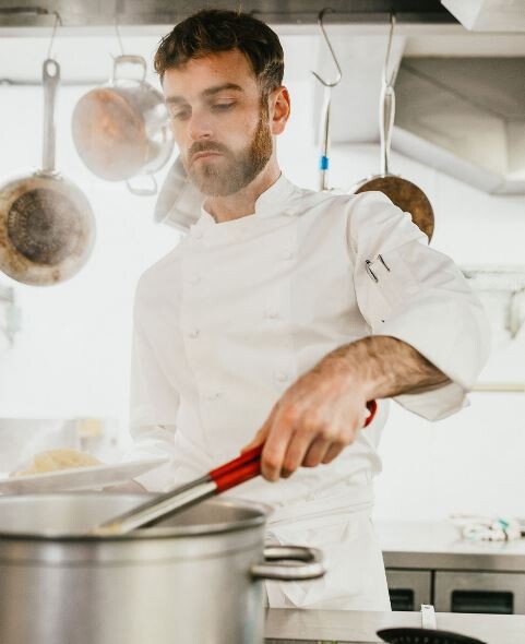 Le Chef De135e Luxe Lightweight Chefs Jacket White