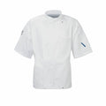 Le Chef De20e Tunic White With Staycool System Back And Short Sleeves