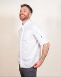Le Chef Df118e Prep Jacket White *Short Sleeves*  With Staycool System Panels