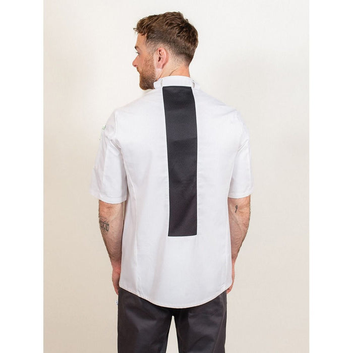 Le Chef Df118e Prep Jacket White *Short Sleeves*  With Staycool System Panels