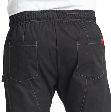 Le Chef Df22c Prep Slim Fit Trousers Black With Staycool System Panels