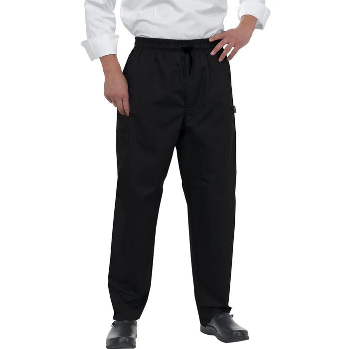 Le Chef Df54c Black Pants Poly/Cotton