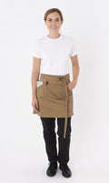 Le Chef Prep DE115 Heavy Duty Cotton Canvas Waist Apron Khaki