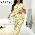 Lemon Printed PJ Set