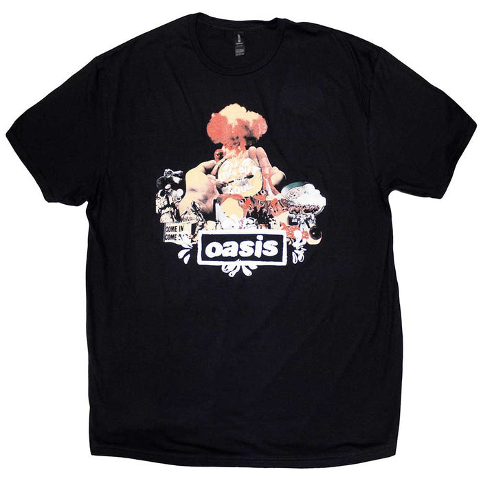 Liam Gallagher Unisex T-shirt , Atomic Collage Rock Off