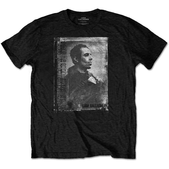 Liam Gallagher Unisex T-shirt , MONOCHROME Rock Off