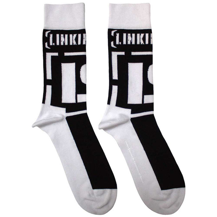 Linkin Park Unisex Ankle Socks: Brackets Logo Rock Off
